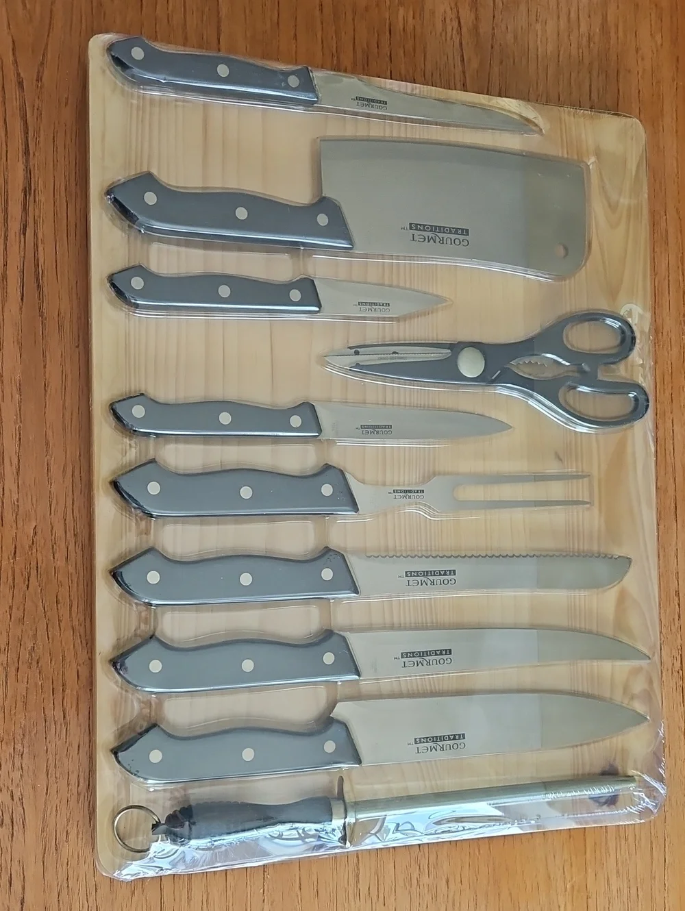 Gourmet Traditions 10 Piece Kitchen Knife Set